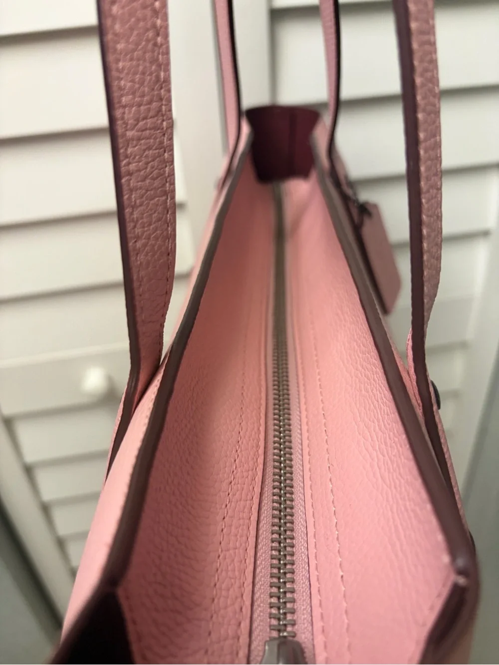 Coach Pink Daisy Tote with Daisy Duck Motif